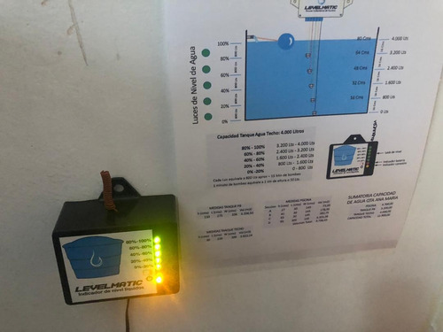 Medidor De Nivel De Agua En Tanques Inalambrico Levelmatic