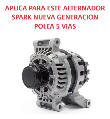 Polea Clutch Alternador Chevro Spark 2017 Nueva Generacion