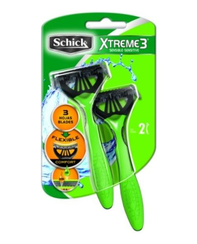 Afeitadora Xtreme3 Piel Sensible X2