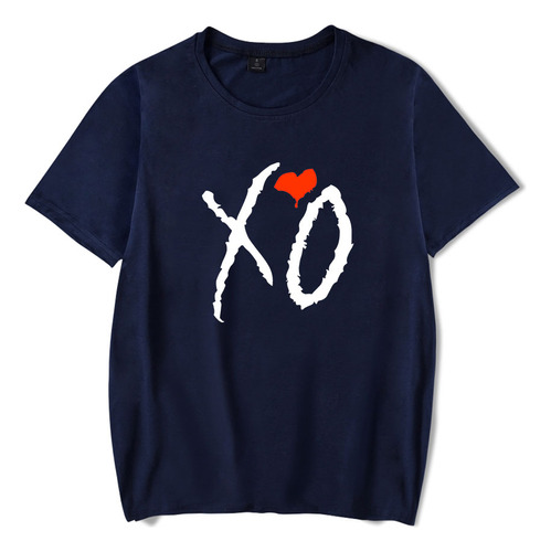 Camiseta Estampada The Weeknd Xo Fashion Tee De Manga Corta