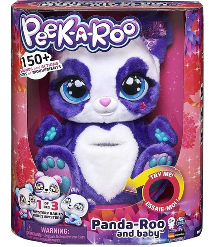 Peluche Interactivo Panda-roo Peek-a-roo Con Mystery Baby