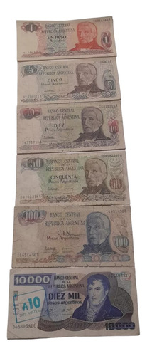 Serie De Pesos Argentinos