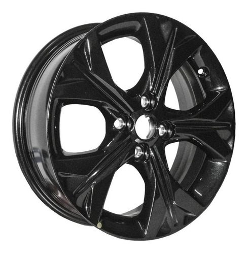 Rin 16 Black Para Onix Beat Sonic Spark Aveo 1 Pieza Color Negro