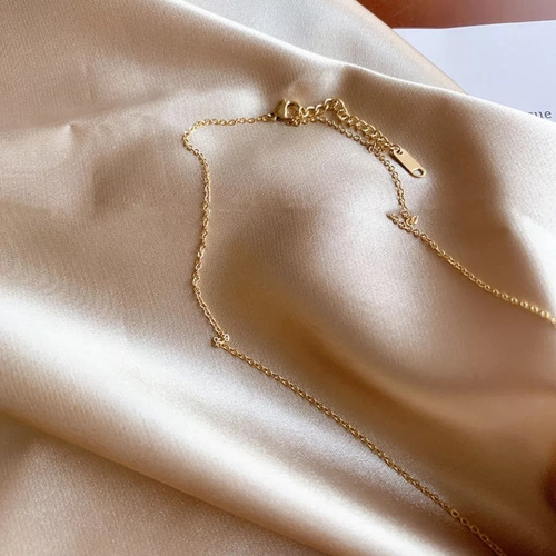 Imagen 10 de 10 de Collar Dije Oso Movible Acero Dorado Mujer Regalo Amor Novia