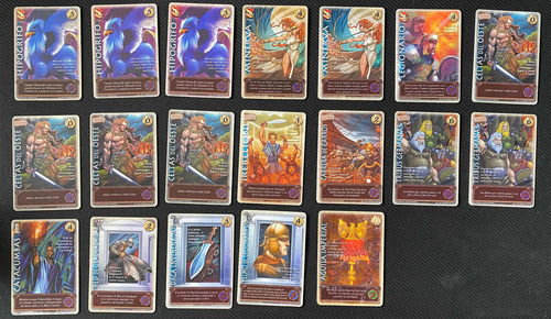 Lote 19 Cartas Mitos Y Leyendas Antiguas De Imperio Salo