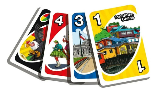 Uno Chile Juego De Cartas Mesa Familiar Uno Envío Gratis