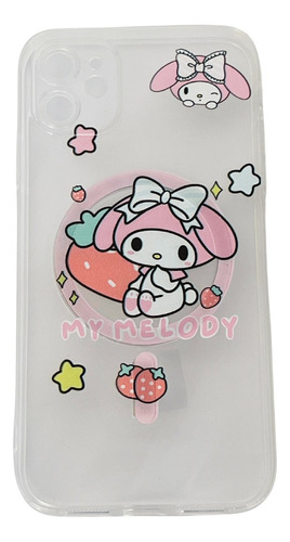 Funda Transparente Macsafe Sanrio Para iPhone 11-12-13-14