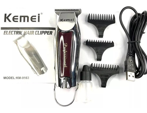 Cortadora Trimmer Recargable Usb Marca Kemei Modelo Km-9163