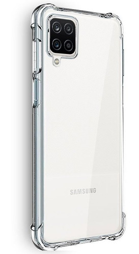 Funda Transparente Y Vidrio Full Cover Para Samsung A12 M!2