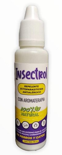 Imagen 1 de 2 de Insectrol El Mejor Repelente Natural De Pulgas Y Garrapatas