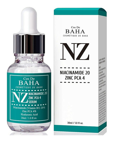 Serum Niacinamide Al 20%+zinc Al 4%+acido Hialuronico 30 Ml 