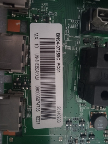 Imagen 2 de 2 de Tarjeta De Video Tv Samsung Un48h6350afxza