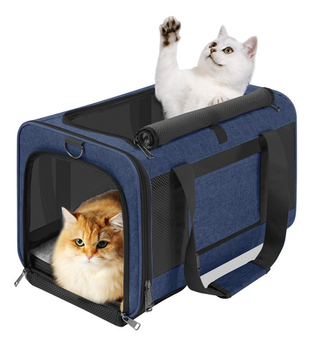 Gapzer Transportador Para Perros Y Gatos Suaves Para Gatos .
