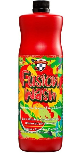 Shampoo Con Carnauba Para Autos X 1 Litro - Fusion Wash