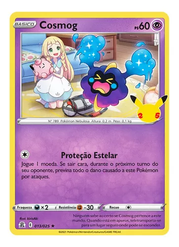 Carta Pokémon Lendário Solgaleo GX Sol e Lua