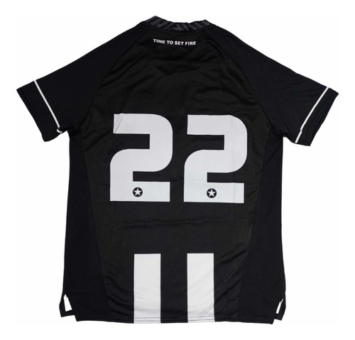 Camisa Jogo Botafogo 2022 Preta P Parimatch Sem Fornecedor