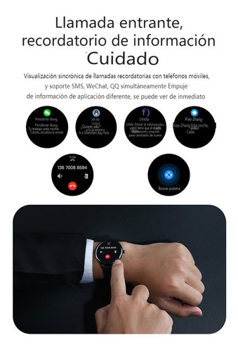 Reloj Inteligente Qw13 Con Brazalete Con Pantalla De 1.28