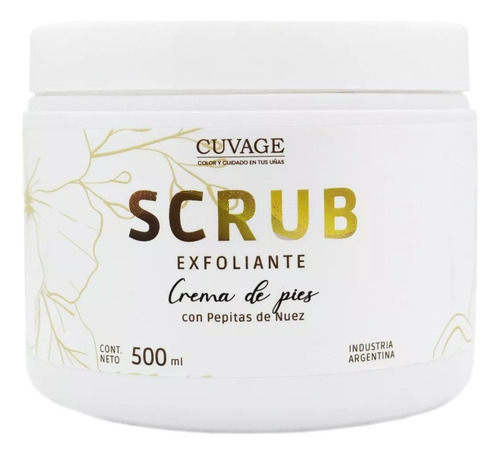 Cuvage Crema Exfoliante Pies Orquídeas X 500 Ml