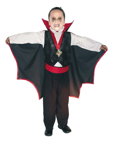 Disfraz Drácula Vampiro Nene Infantil Fiesta Halloween