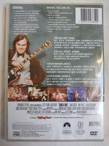 Escola De Rock - Dvd (Usado)