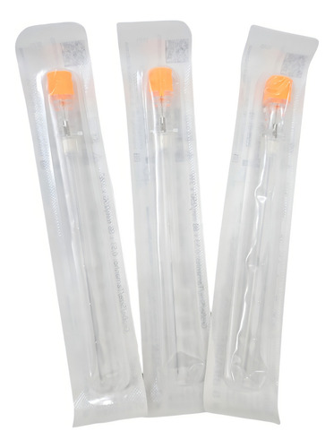 Aguja Spinocan Para Anestecia Intradural Tipoquincke C/25 Pz Calibre De Las Agujas 18