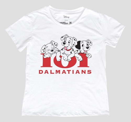 Playera 101 Dalmatians Mujer Mascara De Látex Disney