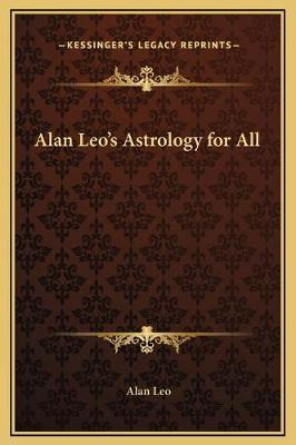 Libro Alan Leo's Astrology For All - Alan Leo