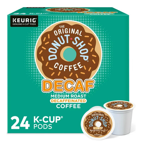 Cafe Original Donut Shop, Decaf Tostado Medio, Keurig 24pods