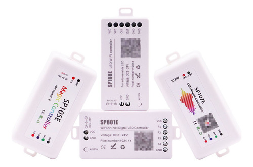 Controlador Led Sp108e Wifi Ws2811 Ws2812b Ws2815 Rgbic Pixe