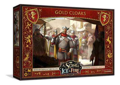 Caja De Unidades Gold Cloaks Del Juego De Miniaturas De Mesa