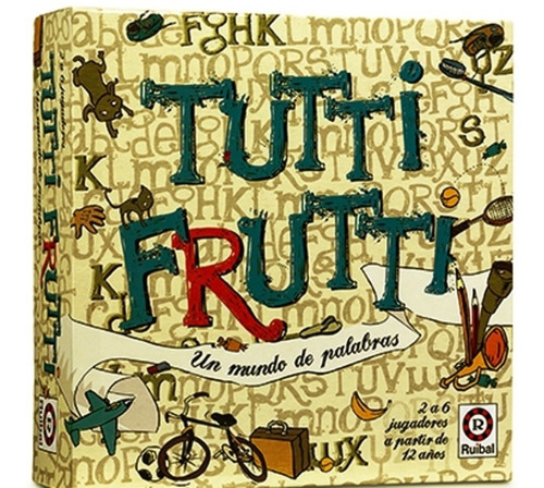 Juego De Mesa Tutti Frutti Ruibal Byp