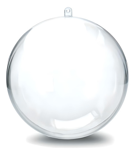 Esfera Transparente Colgante Para Rellenar 10 Cm 100 Piezas