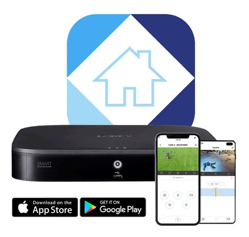 Dvr Lorex 4k Series 8 Canales Disco Duro 1tb Alexa Google