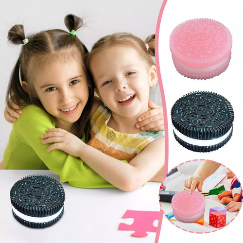 . Oreo Squeeze Toy Mochi Taba Alivio Del Estrés*2 Unidades