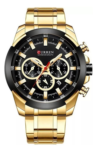 Reloj Casual Para Hombre Curren Cronógrafo 