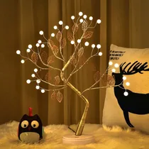 Comprar Luzes Led Para Árvores De Natal Com 36 Contas E Folhas Deled