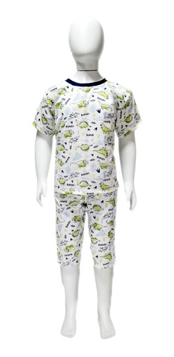 Combo Com 4 Pijamas Infantil Em Malha Tam 2/3/4/6