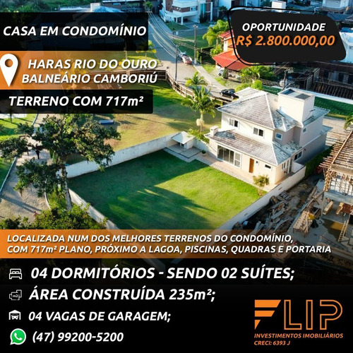 Imagem 1 de 15 de Casa De Condomínio Haras Rio Do Ouro Ariribá / Praia Brava - Balneário Camboriú - 19184