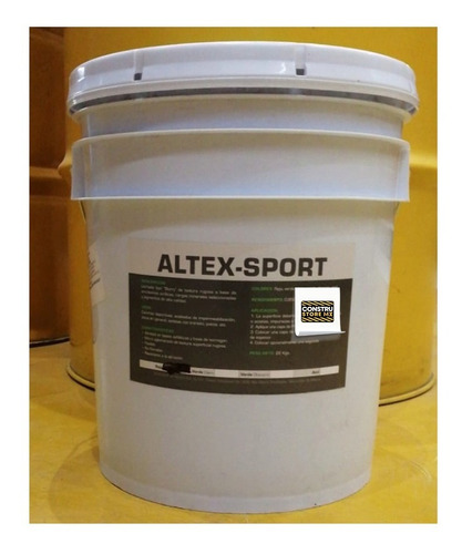 Altex Sport Rojo Recubrimiento Para Canchas 22 Kg