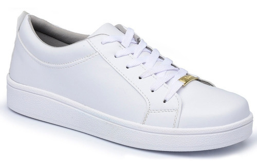 Tenis Casual Feminino Branco Cr Shoes  Promoçao 2019 Luxo