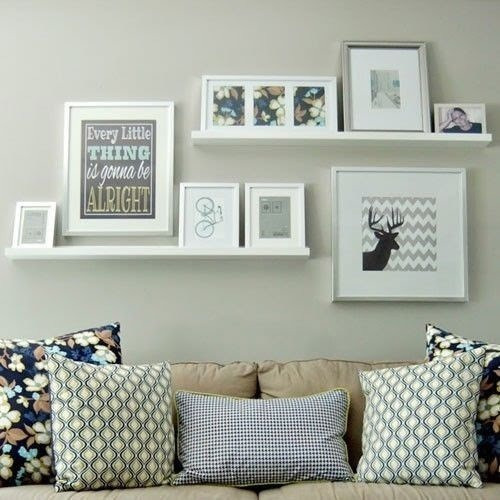 Porta Quadro De Parede Kit 4pç