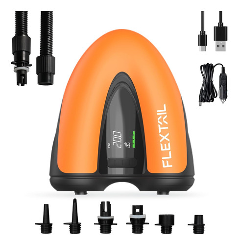 Bomba Eléctrica Sup De 20 Psi, Batería Recargable, 3 Modos I