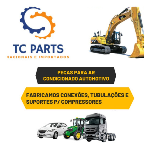 Compressor De Ar Condicionado Sd7v16 4 Canais 12v 2 Furos