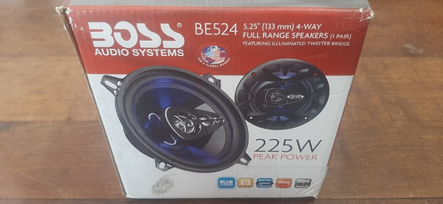 Parlantes Boss Con Led