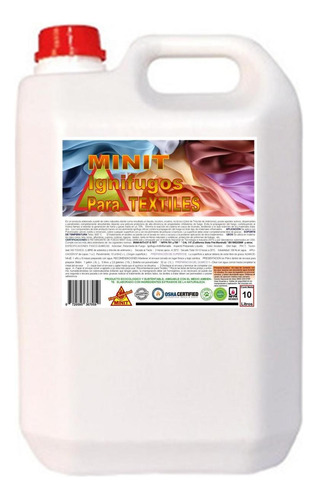 Ignifugo Antifuego Pintura Para Textiles, Minit Promo 20lts