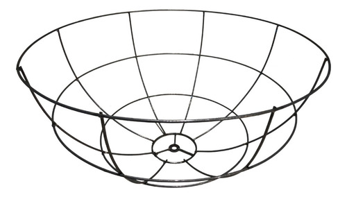 Armazón Alambre Campana 40cm X 20 Alto Pintado Epoxi Premium Estructura Negro