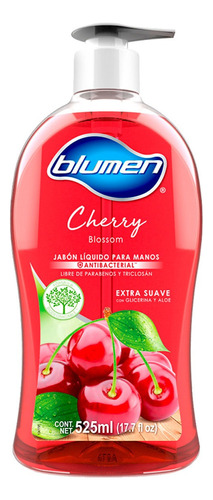 Jabón Líquido Para Manos Blumen Cherry Blossom 525ml