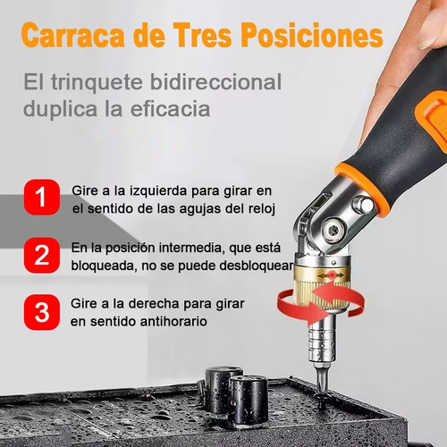 10 En 1 Juego De Destornilladores De Carraca Multi-bit