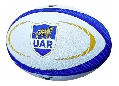 Imagen 2 de 3 de Pelota De Rugby Gilbert Midi Nations Oficial Nº 2 Con Logos
