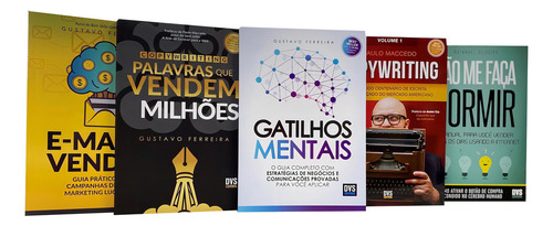 Kit Copywriting Com 5 Livros, De Vários Autores., Capa Mole Em Por
